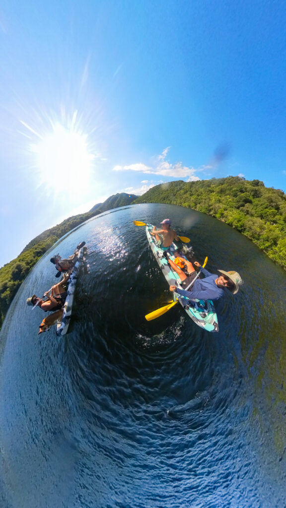 Kayak y pesca en 2da Usina
