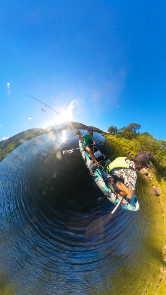 Kayak y pesca en 2da Usina