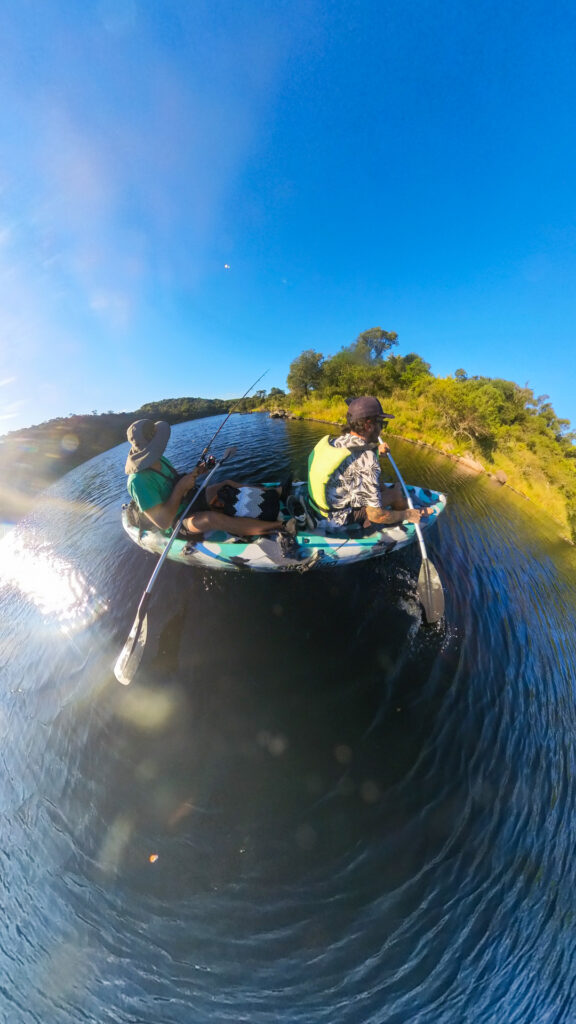Kayak y pesca en 2da Usina