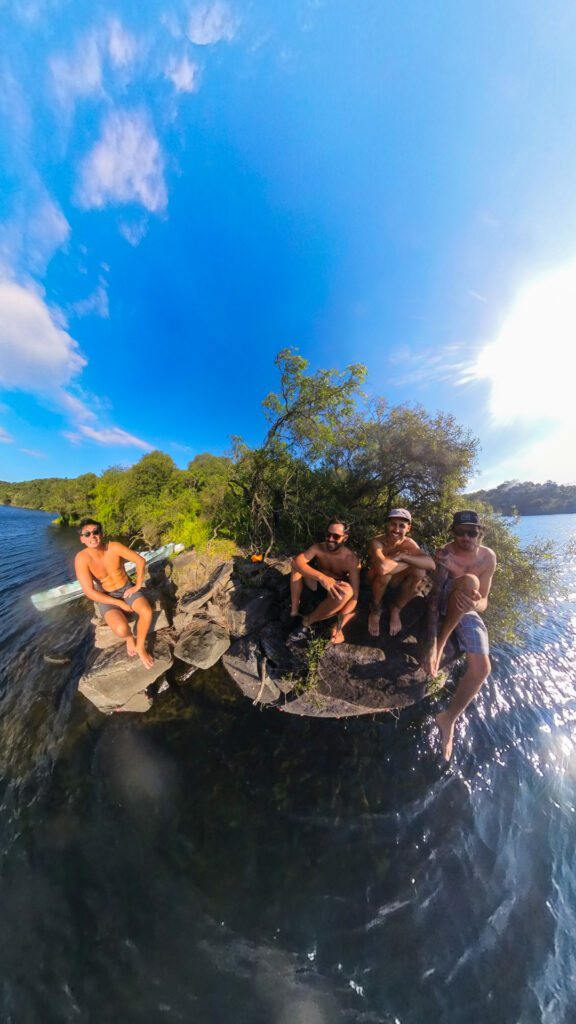 Kayak y pesca en 2da Usina